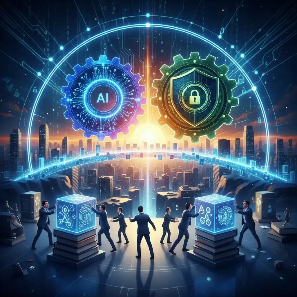 Inteligencia artificial y ciberseguridad: el reto de cerrar la brecha empresarial. Descubra cómo los líderes B2B están transformando la ciberseguridad mediante la IA, priorizando el gobierno de datos y la acción frente a la teoría académica.