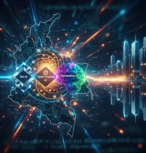 La transformación tecnológica de la banca en Colombia hacia el . Analice cómo Bre-B, el Open Finance y la IA generativa están redefiniendo el sector financiero colombiano para , impulsando la eficiencia y competitividad B2B.